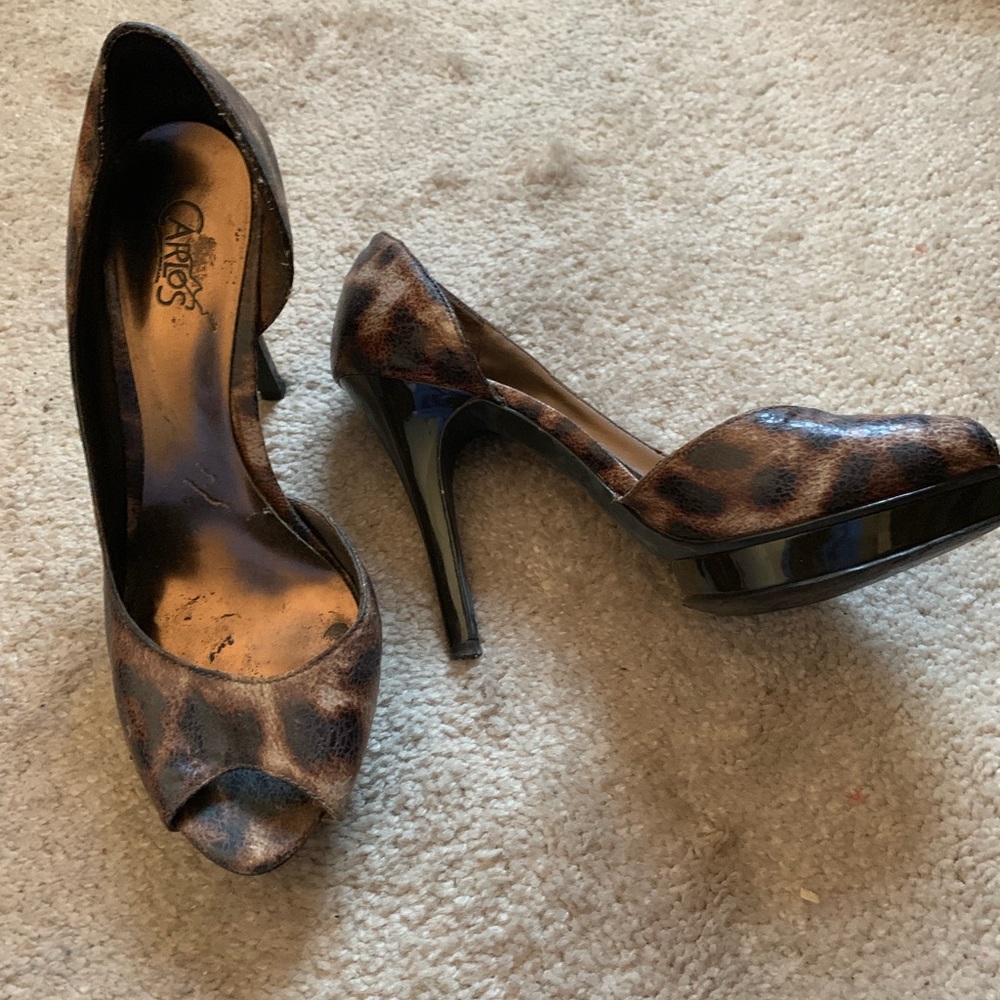 Animal print shoes